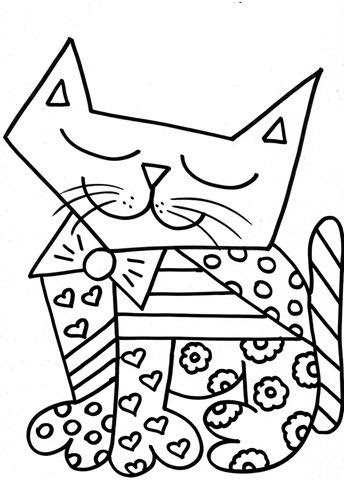 Desenhos de Gatinhos para Colorir - Coletânea de Imagens para