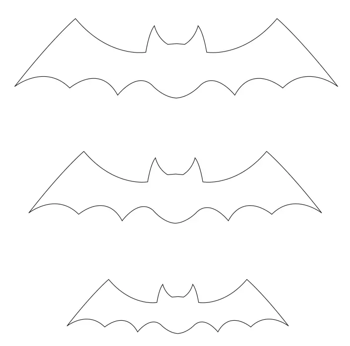 Molde de morcego para imprimir - Dicas Práticas