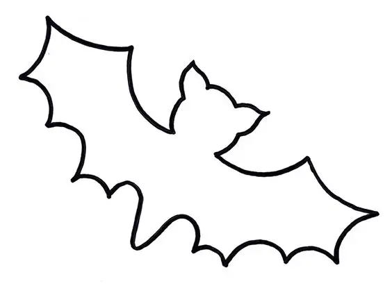 molde morcego eva